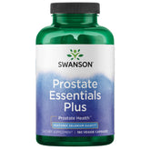 Swanson envase frontal Prostate Essentials Plus muestra fórmula y beneficios