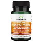 Swanson frasco frontal del producto Betatene mostrando presentación y beneficio natural