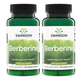 Swanson frasco frontal Berberine HCl mostrando etiqueta y beneficios claros
