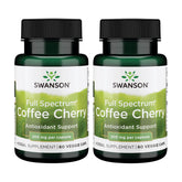 Swanson vista frontal del envase Full Spectrum Coffee Cherry, beneficio antioxidante