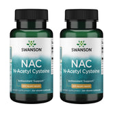 Swanson envase frontal mostrando NAC 600 mg y beneficios clave