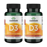 Swanson envase frontal mostrando D3 5.000 IU para identificación rápida
