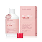 Swedish Collagen imagen frontal de la botella beneficiando la rutina diaria