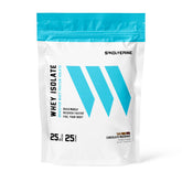 Swolverine envase frontal del aislado sabor chocolate con información clara