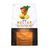 Syntrax Nectar Lemon Tea envase frontal mostrando etiqueta y beneficio sin azúcares