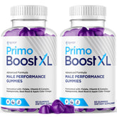 Syvor Primo Boost XL frontal mostrando frascos y beneficios de uso