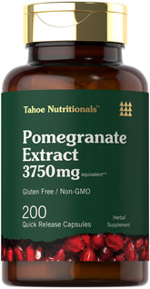 Tahoe Nutritionals frente del empaque mostrando 200 cápsulas y etiqueta clara