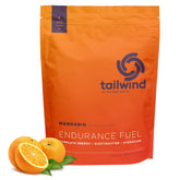 Tailwind Nutrition frasco frontal mandarina mostrando 50 porciones y diseño claro