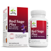 Terry Naturally Red Sage Plus frontal del envase mostrando cápsulas y marca para confianza