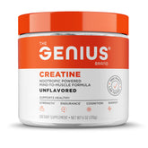 The Genius Brand envase frontal mostrando la marca y presentación sin sabor