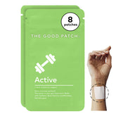 The Good Patch frontal del empaque mostrando 8 parches y beneficios claros