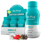 The Plug vista frontal del pack de 12 botellas, ventaja de conveniencia
