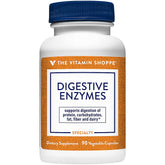 The Vitamin Shoppe frente del envase mostrando etiqueta y beneficio digestivo