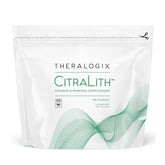 Theralogix CitraLith frente del empaque mostrando 180 sobres y certificación NSF, claridad de contenido