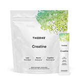 THORNE envase frontal mostrando el producto y claridad de etiqueta, confianza deportiva