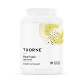 THORNE envase frontal mostrando marca y sabor vainilla, confianza y calidad