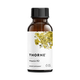 THORNE botella frontal K2 MK-4 mostrando diseño y tamaño fácilmente identificable
