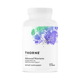 THORNE envase frontal mostrando etiqueta y beneficios clave
