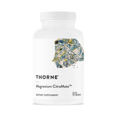 THORNE envase frontal mostrando Magnesium CitraMate y beneficio de apoyo diario