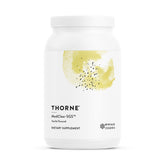 THORNE envase frontal de MediClear-SGS mostrando diseño y 21 porciones