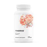 THORNE envase frontal mostrando 60 cápsulas y beneficios de soporte hepático