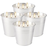 TLNFHRPI vista frontal del pack de 4 velas mostrando presentación y tamaño