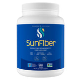 Tomorrow's Nutrition Sunfiber frontal mostrando envase y beneficios rápidos