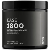 Toniiq Ease envase frontal mostrando etiqueta y beneficio de apoyo hepático