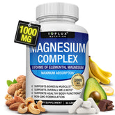 Toplux envase frontal del Magnesium Complex mostrando 90 cápsulas y marca
