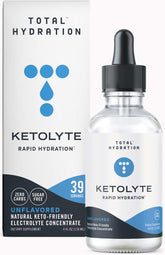 Total Hydration botella frontal mostrando diseño y tamaño para hidratación rápida