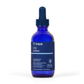 Trace Minerals frasco frontal mostrando el diseño y beneficio de dosis precisa