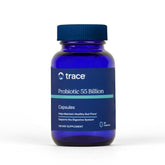 Trace Minerals frasco frontal mostrando la marca y beneficios clave