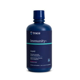Trace Minerals botella frontal mostrando etiqueta y tamaño, beneficio absorción rápida