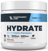 Transparent Labs envase frontal mostrando etiqueta clara y beneficios