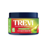 TREVI envase frontal fresa kiwi muestra etiqueta y beneficios