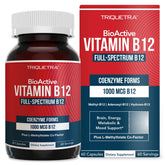 Triquetra Health botella frontal mostrando el envase y beneficios