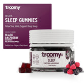 Troomy Nootropics frasco frente mostrando la etiqueta y beneficio práctico