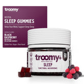 Troomy Nootropics frontal del envase mostrando 60 gomitas y beneficios visibles