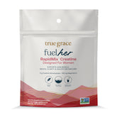 Envase True Grace FuelHer RapidMix frontal mostrando diseño y tamaño, aporta confianza