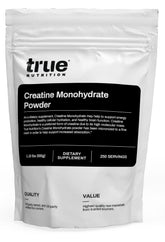 True Nutrition envase frontal claro mostrando 500g y beneficio de 250 tomas