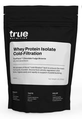 True Nutrition frente del empaque mostrando tamaño y sabor chocolate