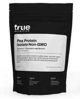 True Nutrition frente del envase mostrando etiqueta clara y beneficio de proteína