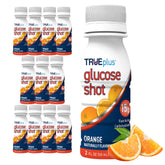 TRUEplus frente del paquete naranja mostrando 12 unidades, ideal para llevar