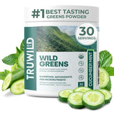 TruWild tarro frente mostrando diseño y porciones, aporta confianza de marca