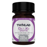 Twinlab frontal del envase mostrando 60 tabletas y beneficio de conveniencia