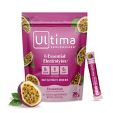 Ultima Replenisher frente del paquete muestra 20 sobres y beneficios claros