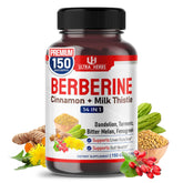 ULTRA HERBS frasco frontal mostrando etiqueta y beneficio de formulación completa