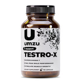 UMZU frasco frontal mostrando diseño y conteo, claro beneficio informativo