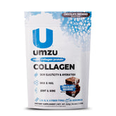 UMZU envase zuCollagen chocolate frontal, presentación clara y apta para dieta