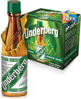Underberg pack frontal con 12 botellas, presentación clásica y práctica